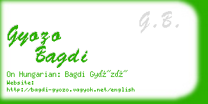 gyozo bagdi business card